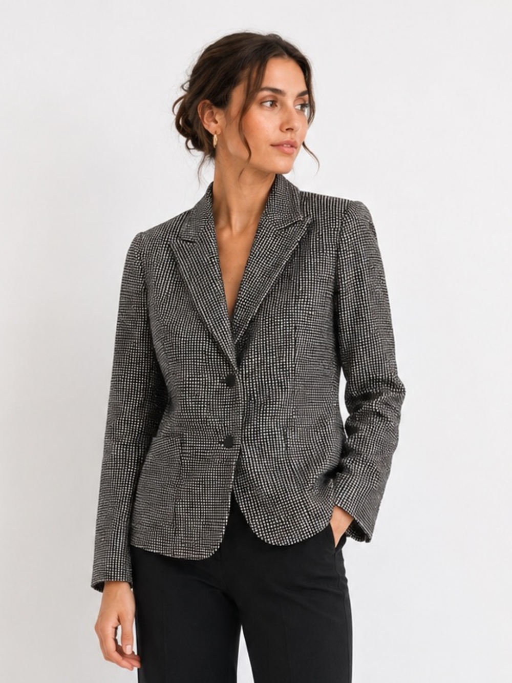 Giorgio Armani Jacket Blazer Metallic 40